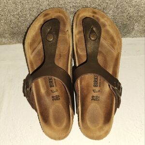 Birkenstocks "Gizeh" Leather Size 39